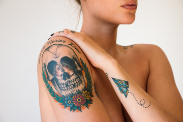 Skull Tattoos For Girls 2023