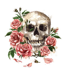 Girly Skull Tattoo  Etsy